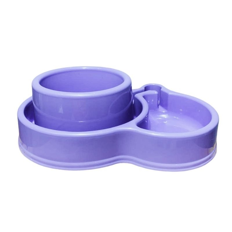 Comedouro Duo Pet Lilás