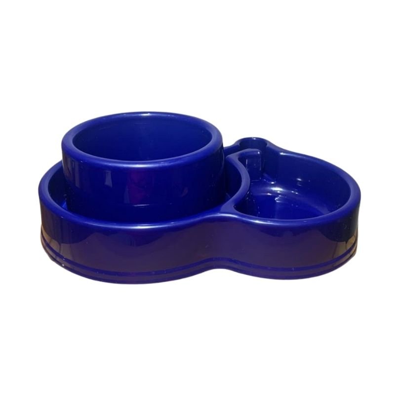 Comedouro Duo Pet Azul