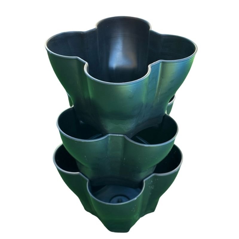 Vaso Floreira Empilhável para Jardins e Hortas