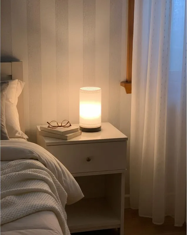 Luminária de Mesa Cúpula Borda Favo de Mel - Imagem 4