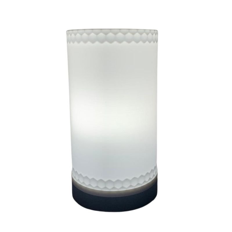 Luminária de Mesa Cúpula Borda Favo de Mel