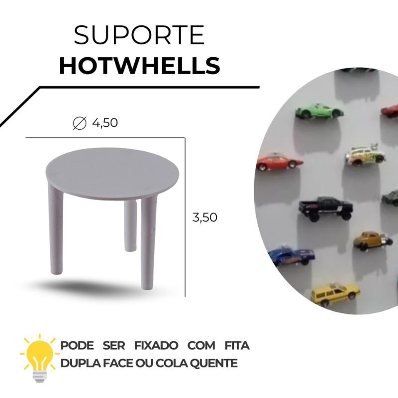 Suporte para Carrinhos Colecionáveis Hot Wheels - Imagem 2