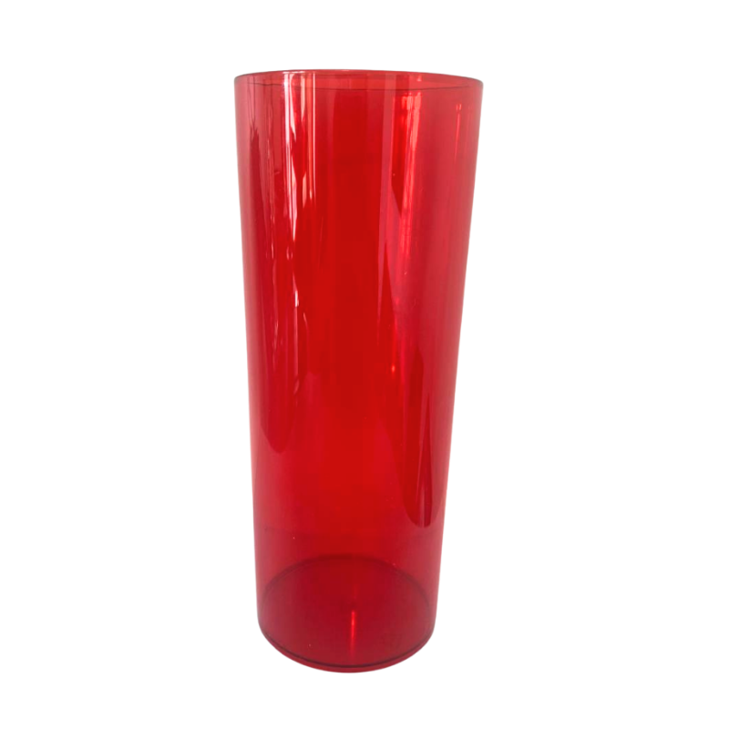 Copo Long Drink - 350ml - Vermelho translúcido